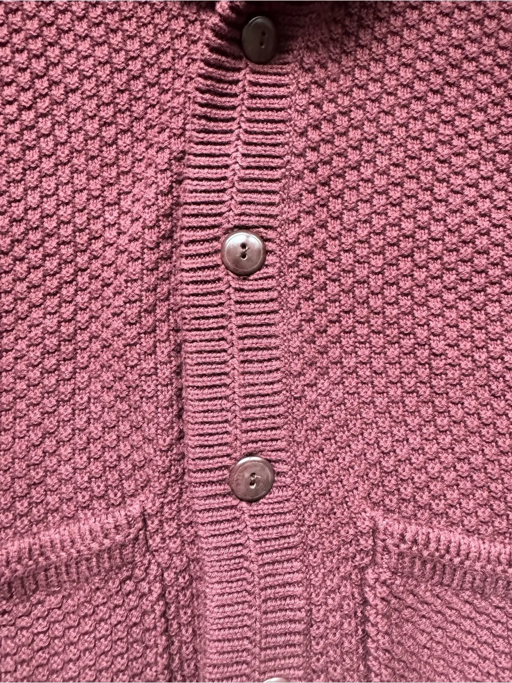 Men's J. Crew Shawl Collar Chunky Knit Cardigan - Burgundy
